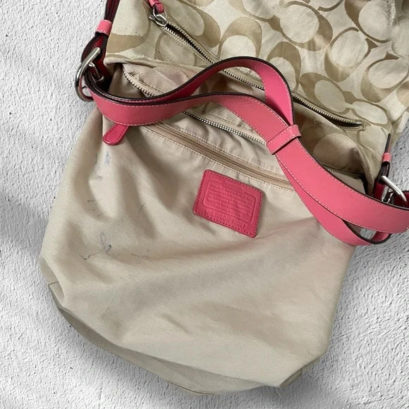 Coach Signature Duffle Shoulder Bag - Picture 7 of 14